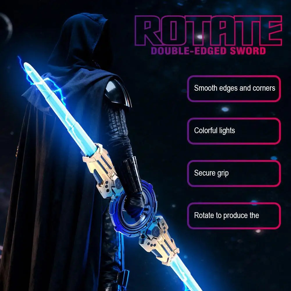 Super Cool Toy Double Ended Retractable Double Edged Lightsaber Multiple Lighting Styles To Choose Cosplay Sword Toy