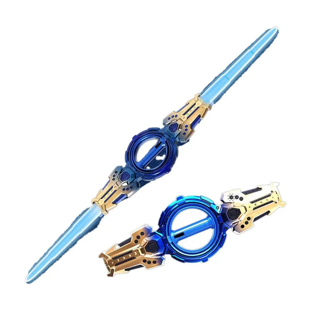 Super Cool Toy Double Ended Retractable Double Edged Lightsaber Multiple Lighting Styles To Choose Cosplay Sword Toy