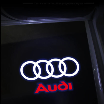 LED Car Door Logo Welcome Lights Auto Laser Projector Lamp For Audi Sline S3 S4 S5 S6 S7 RS Q7 Q5 Q3 A4 B8 8P A3 A6 C7 A5 A6L