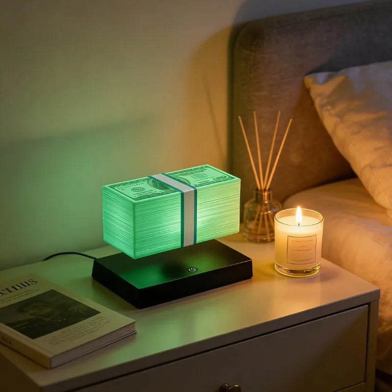 Floating Money Lamp Maglev Golden Lantern Grand Theft Auto Game Peripheral TK Same As Grand Theft Auto Gifts for Clients Friend