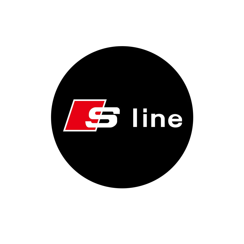 LED Car Door Logo Welcome Lights Auto Laser Projector Lamp For Audi Sline S3 S4 S5 S6 S7 RS Q7 Q5 Q3 A4 B8 8P A3 A6 C7 A5 A6L