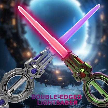Super Cool Toy Double Ended Retractable Double Edged Lightsaber Multiple Lighting Styles To Choose Cosplay Sword Toy