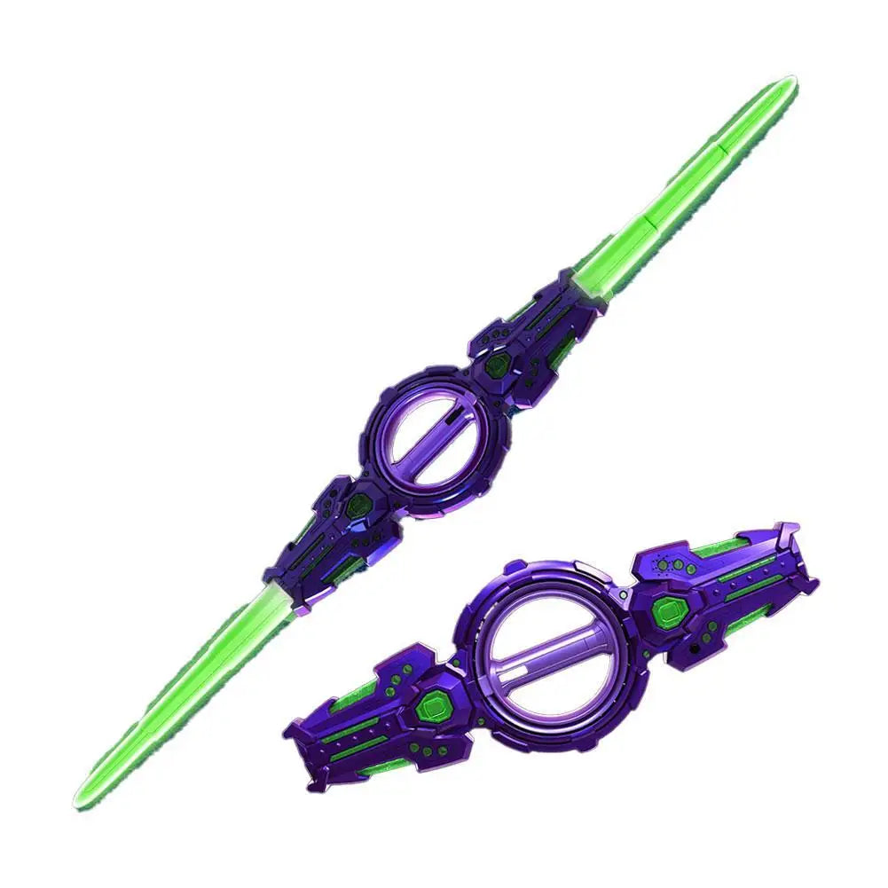 Super Cool Toy Double Ended Retractable Double Edged Lightsaber Multiple Lighting Styles To Choose Cosplay Sword Toy