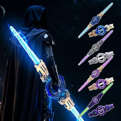Super Cool Toy Double Ended Retractable Double Edged Lightsaber Multiple Lighting Styles To Choose Cosplay Sword Toy