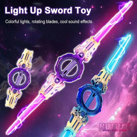 Super Cool Toy Double Ended Retractable Double Edged Lightsaber Multiple Lighting Styles To Choose Cosplay Sword Toy